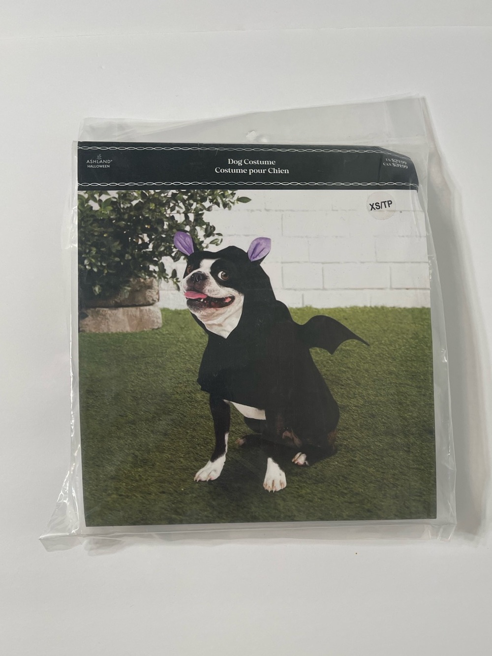 Halloween Dog Costume XS Bat NWT